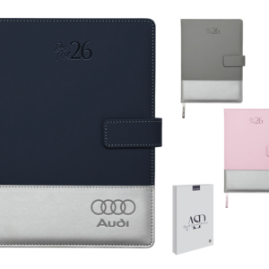 AGENDA SEMANAL PREMIUM 2026 ASP2026 AZUL MARINO