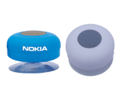 Bocina Bluetooth Manos Libres Contra Agua Aqua Music A2386 Blanco