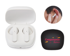 Audífonos Bluetooth Manos Libres Con Estuche De Carga Avicii A2821 Negro