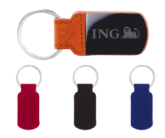 Llavero De Curpiel Kay A2516 Azul