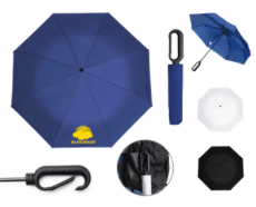 Paraguas Con Mango De Gancho Georgie A2991 Azul