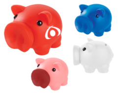 Alcancia Plastico Barry Mny5189 Azul