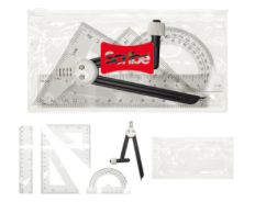 Juego De Geometría Dany A2761 Transparente